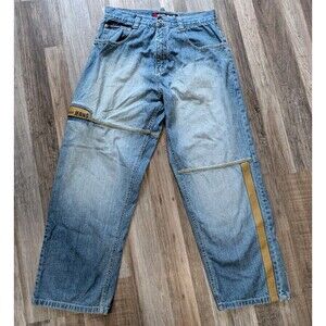 Southpole Vintage Y2K Baggy Wide Leg Skater Jeans Men's Size 34